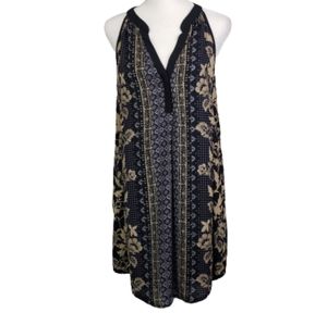 ASTR black floral mini dress, size Small